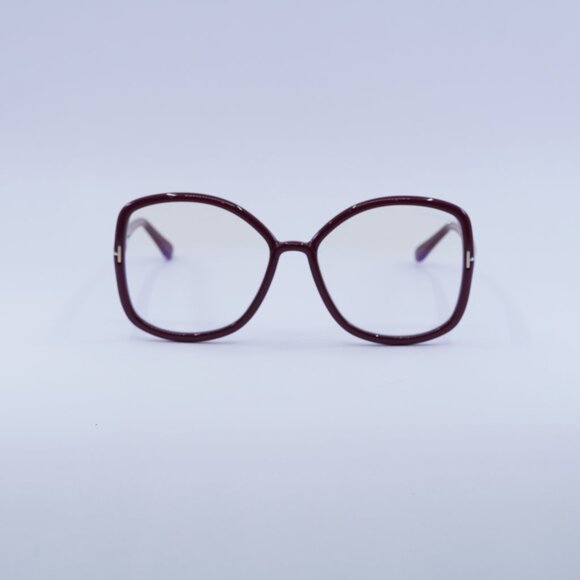 🕶️ New Tom Ford FT5845-B 074 Eyeglasses - Bordeaux Frame - Picture 2 of 9